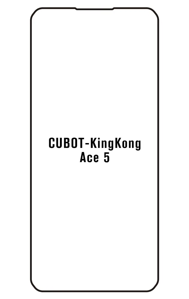 Cubot KingKong Ace 5 Přední Hydrogel ochranná fólie