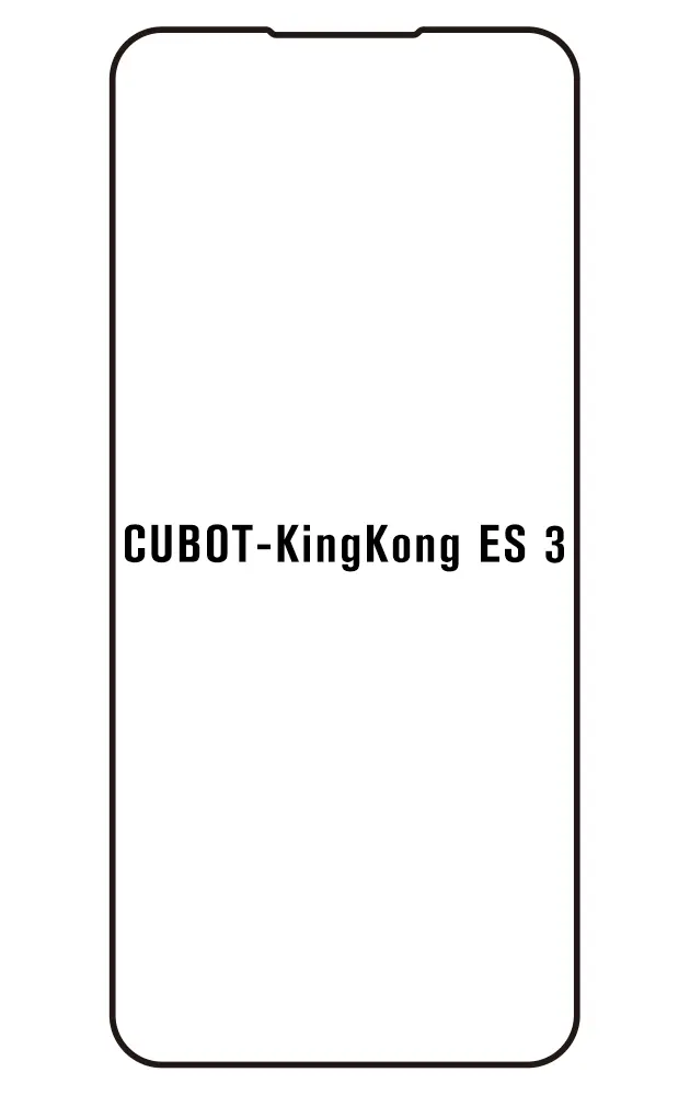 Cubot KingKong ES 3 Přední Hydrogel ochranná fólie