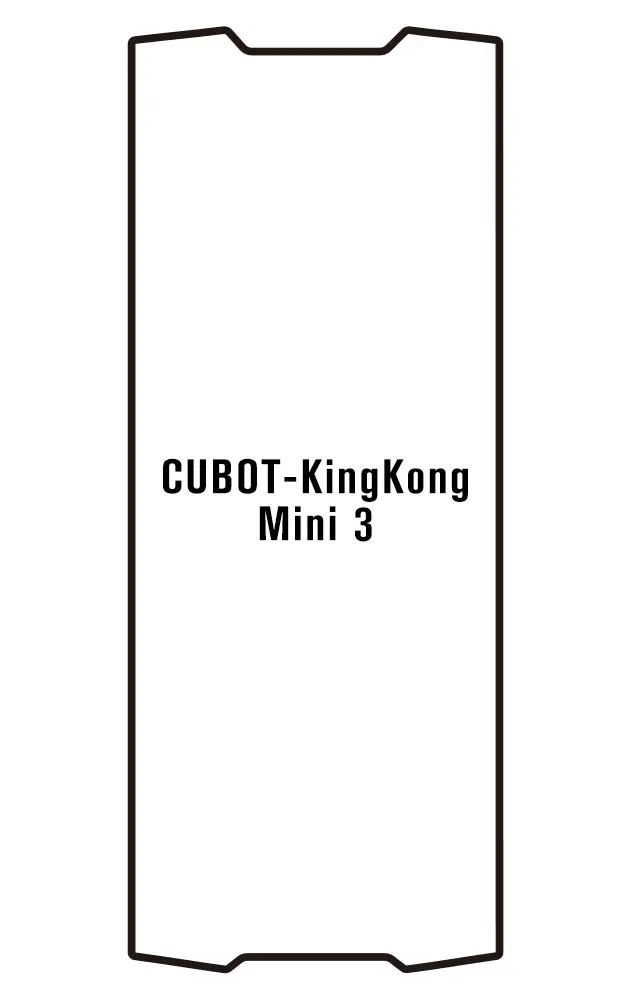 Cubot KingKong Mini 3 Přední Hydrogel ochranná fólie