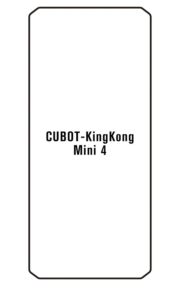Cubot KingKong Mini 4 Přední Hydrogel ochranná fólie