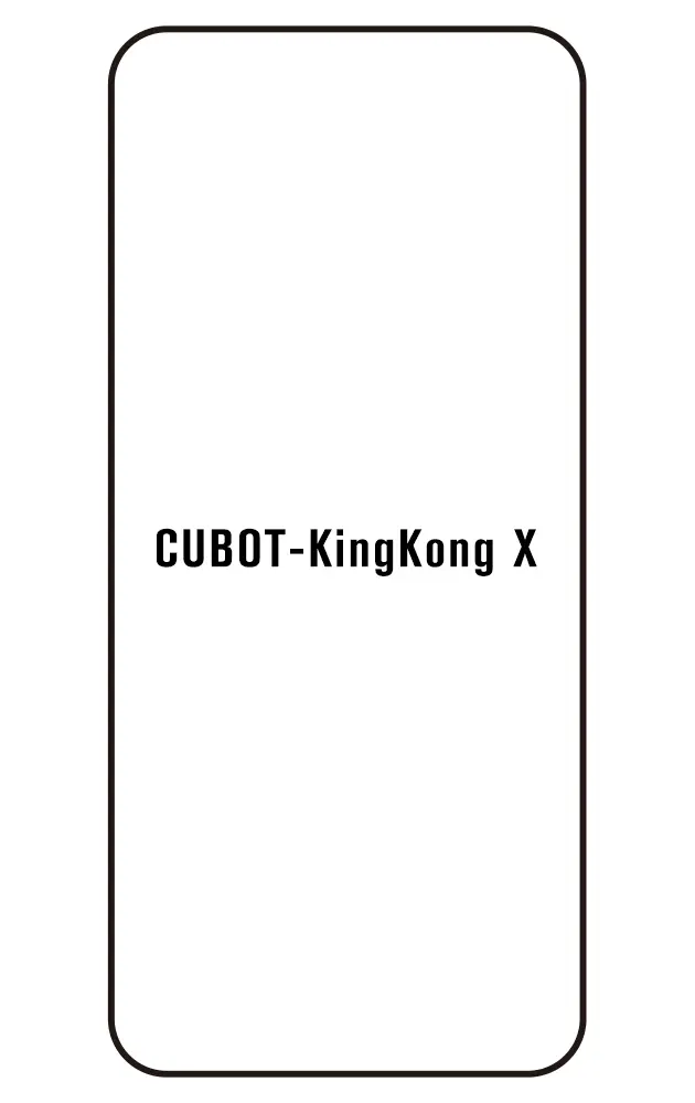 Cubot KingKong X Přední Hydrogel ochranná fólie