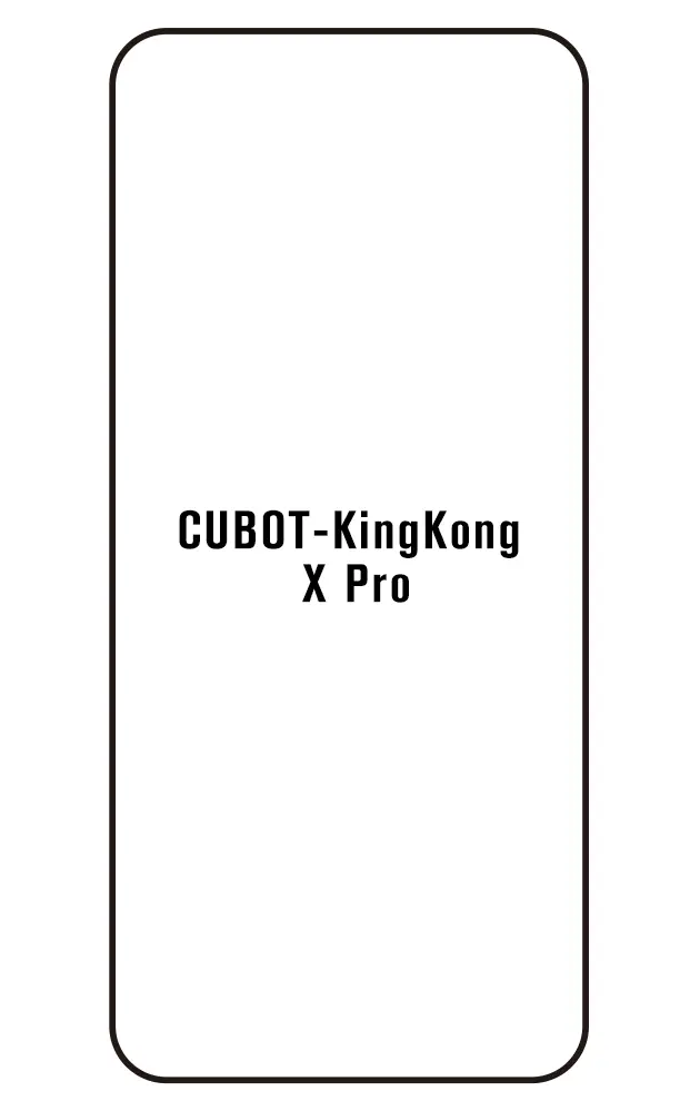 Cubot KingKong X Pro Přední Hydrogel ochranná fólie