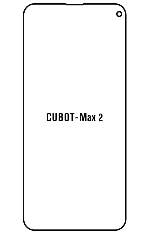 Cubot Max 2 Přední Hydrogel ochranná fólie