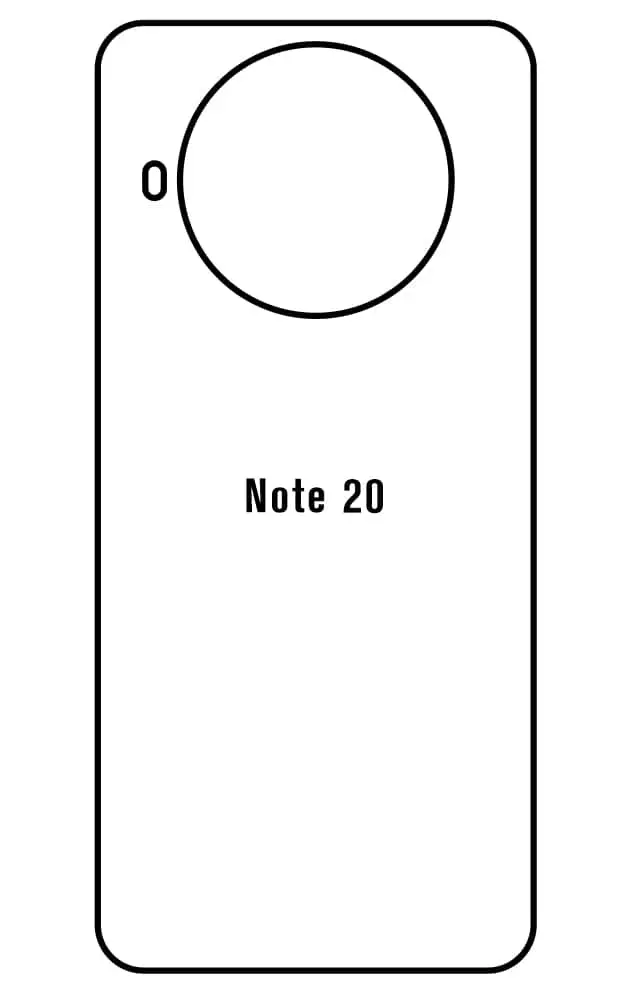 Cubot Note 20 Zadní Hydrogel ochranná fólie