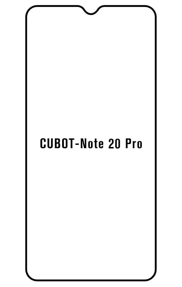 Cubot Note 20 Pro Přední Hydrogel ochranná fólie