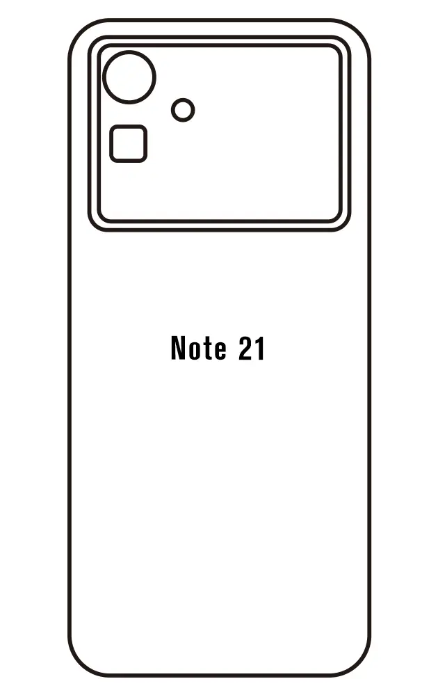Cubot Note 21 Zadní Hydrogel ochranná fólie
