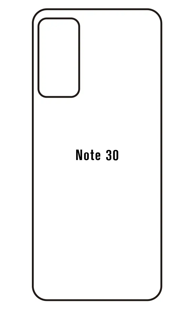 Cubot Note 30 Zadní Hydrogel ochranná fólie