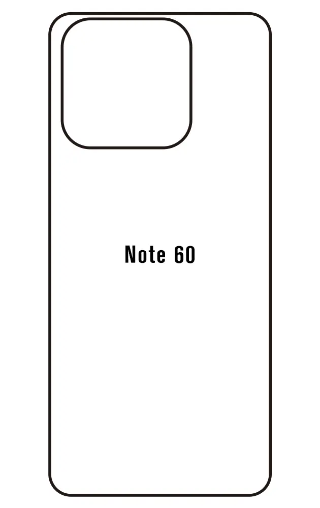Cubot Note 60 Zadní Hydrogel ochranná fólie