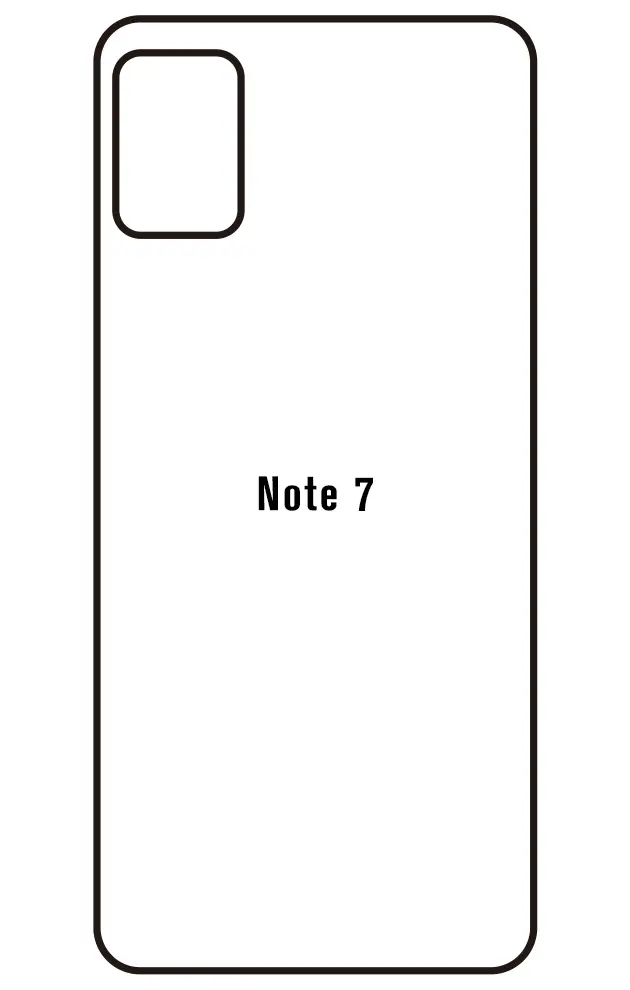 Cubot Note 7 Zadní Hydrogel ochranná fólie