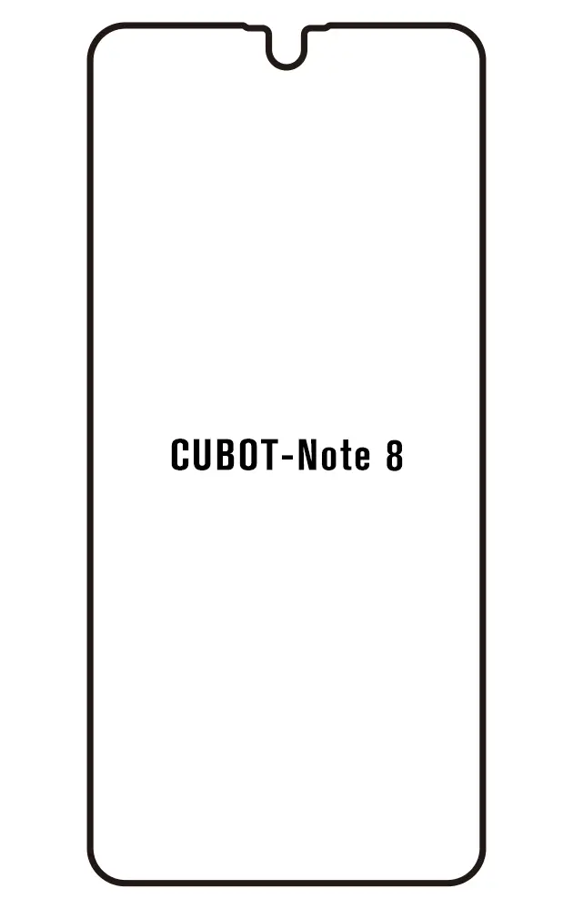 Cubot Note 8 Přední Hydrogel ochranná fólie
