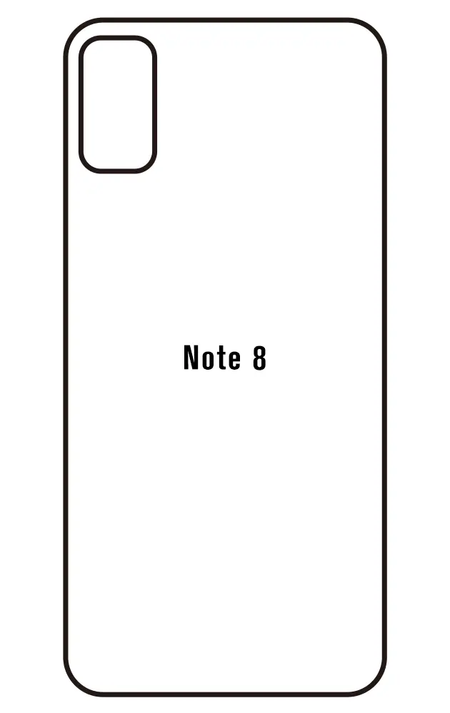Cubot Note 8 Zadní Hydrogel ochranná fólie