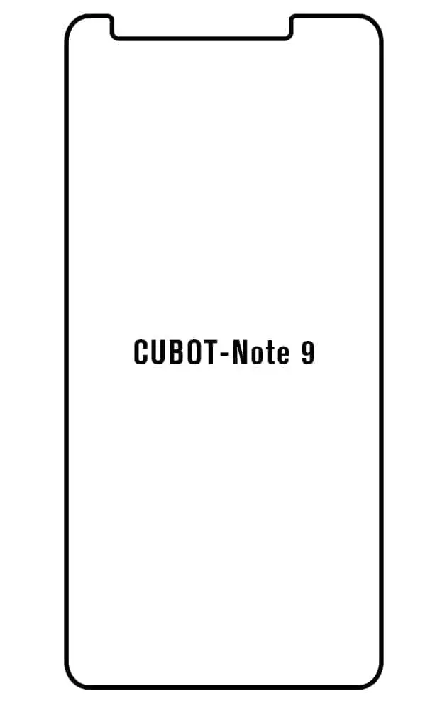 Cubot Note 9 Přední Hydrogel ochranná fólie
