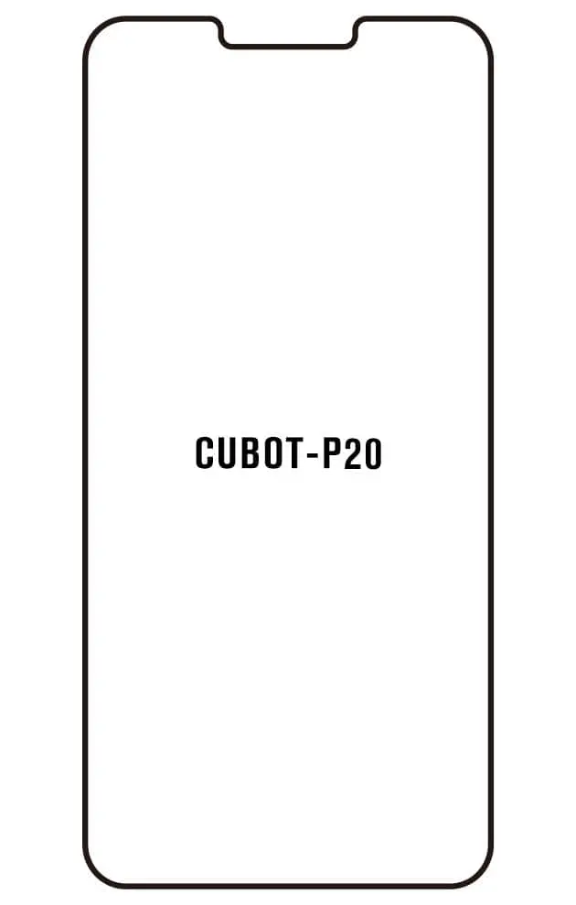 Cubot P20 Přední Hydrogel ochranná fólie