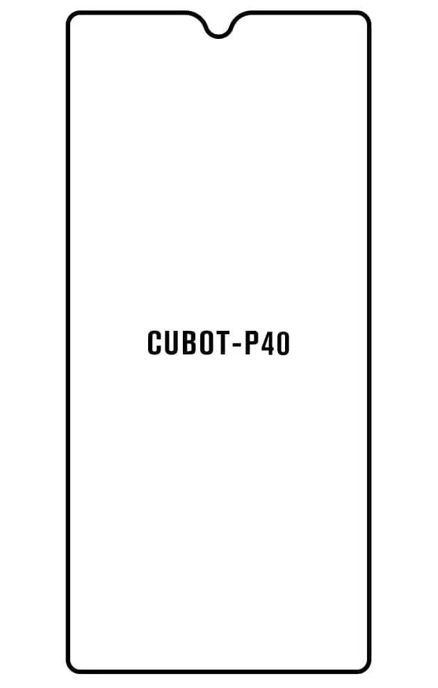 Cubot P40 Přední Hydrogel ochranná fólie