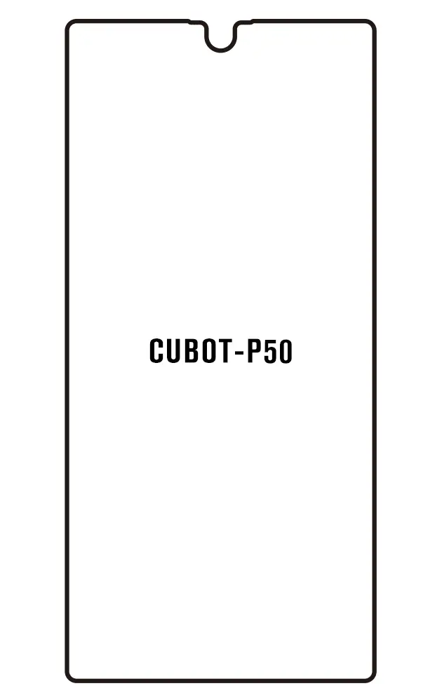 Cubot P50 Přední Hydrogel ochranná fólie