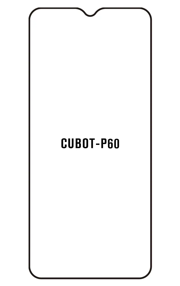 Cubot P60 Přední Hydrogel ochranná fólie