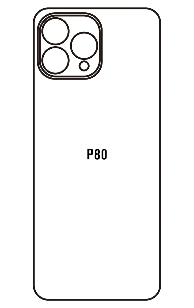 Cubot P80 Zadní Hydrogel ochranná fólie