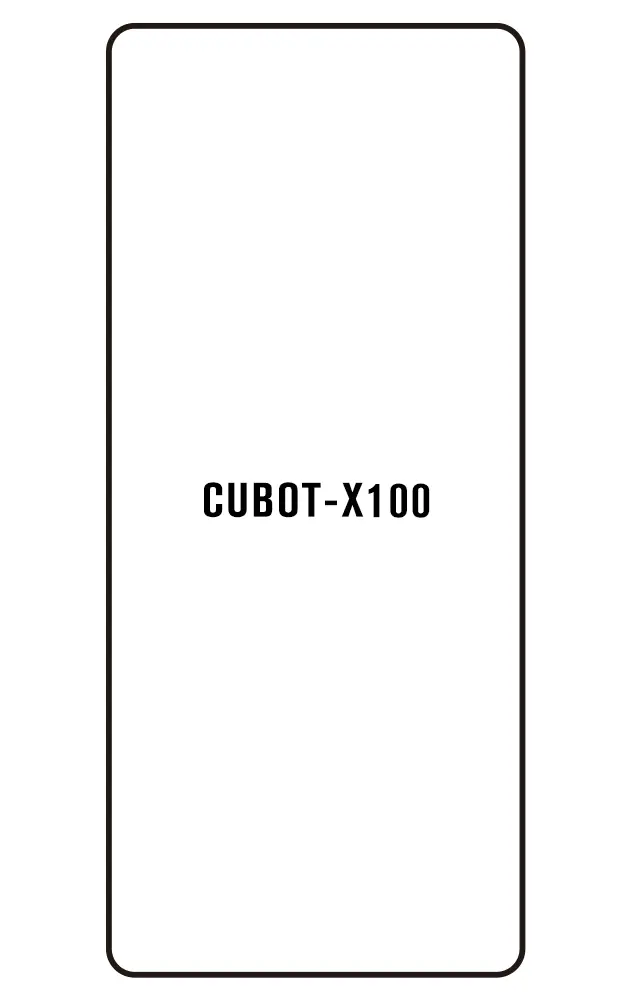 Cubot X100 Přední Hydrogel ochranná fólie