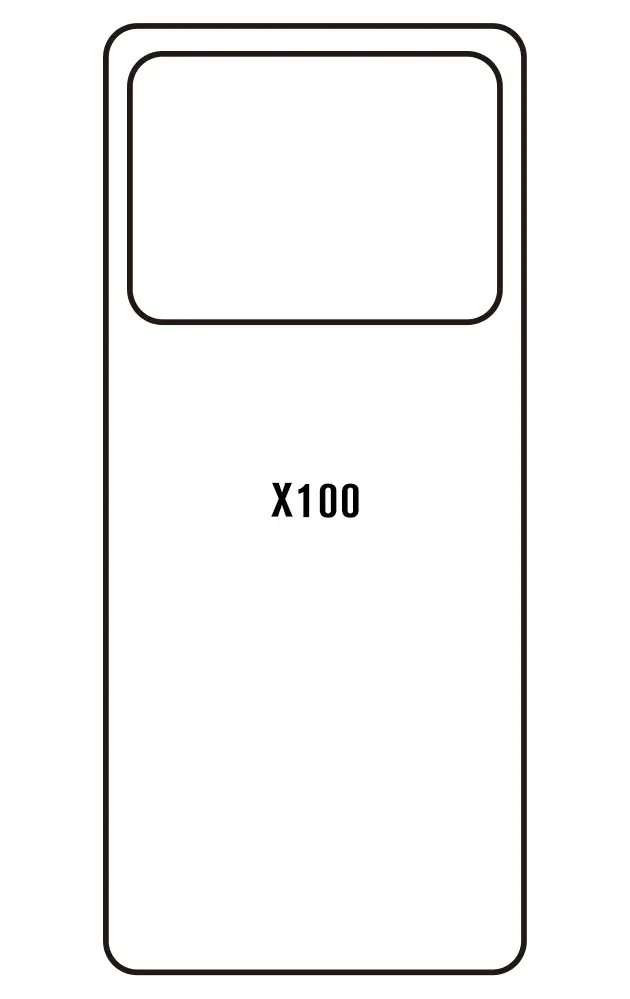 Cubot X100 Zadní Hydrogel ochranná fólie