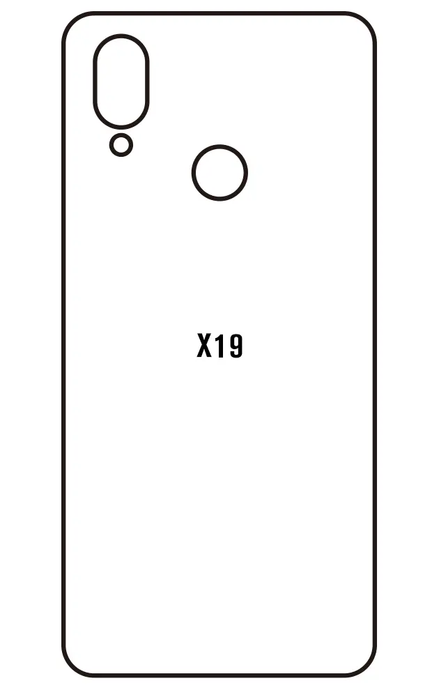 Cubot X19 Zadní Hydrogel ochranná fólie