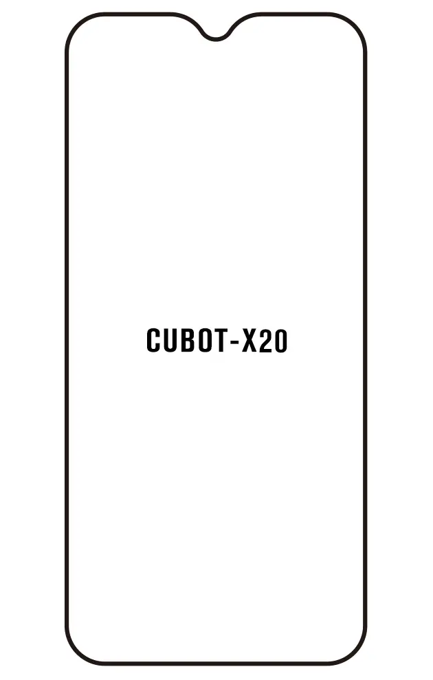 Cubot X20 Přední Hydrogel ochranná fólie