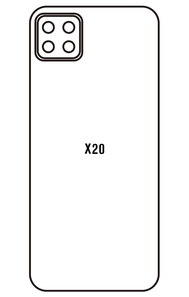 Cubot X20 Zadní Hydrogel ochranná fólie