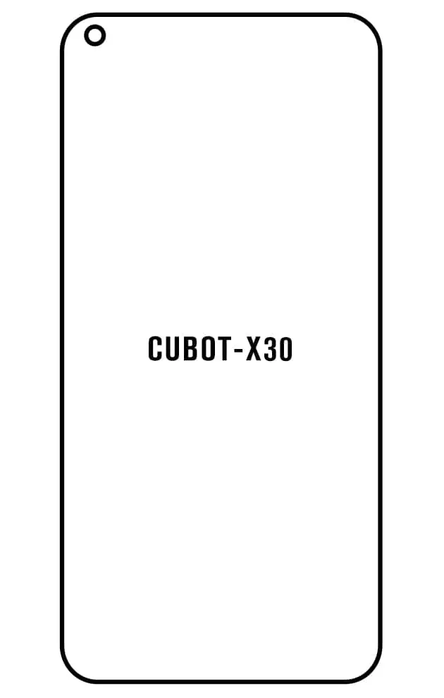 Cubot X30 Přední Hydrogel ochranná fólie