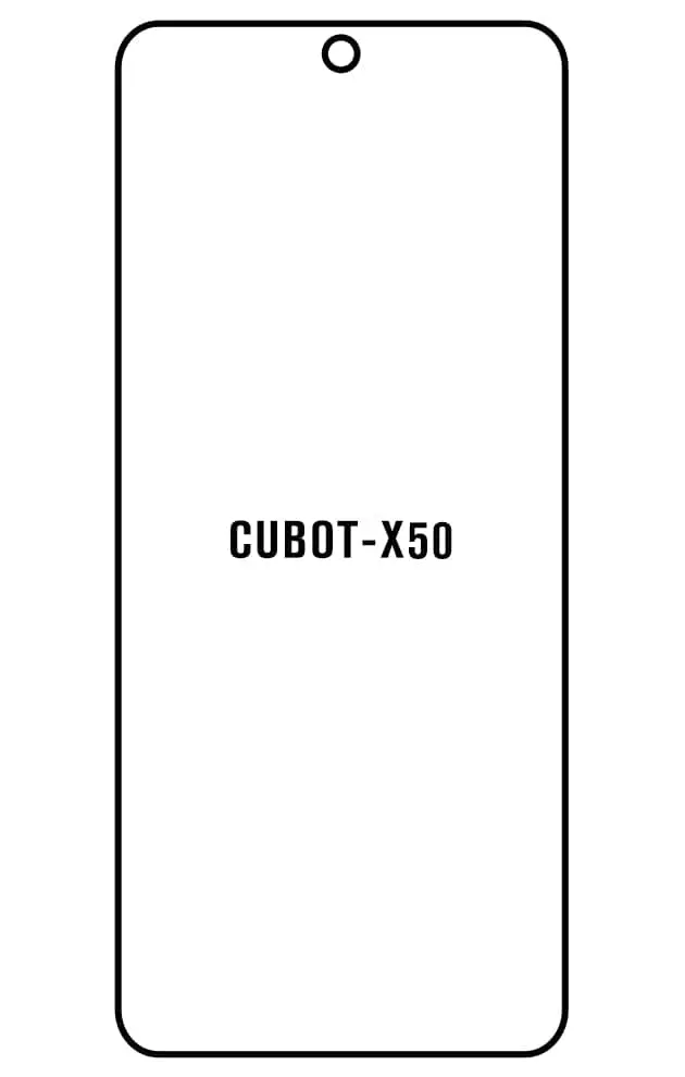 Cubot X50 Přední Hydrogel ochranná fólie