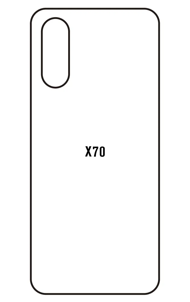 Cubot X70 Zadní Hydrogel ochranná fólie