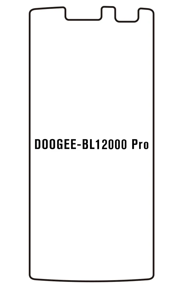 Doogee BL12000 Pro Přední Hydrogel ochranná fólie