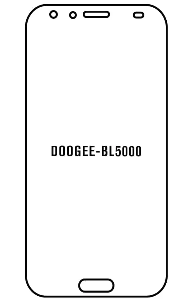 Doogee BL5000 Přední Hydrogel ochranná fólie