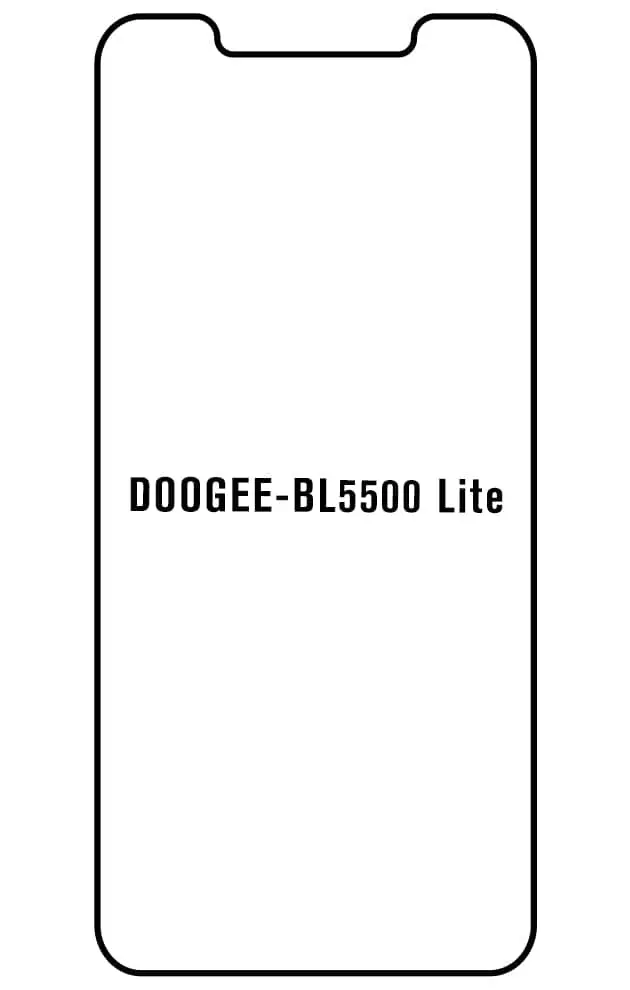 Doogee BL5500 Lite Přední Hydrogel ochranná fólie