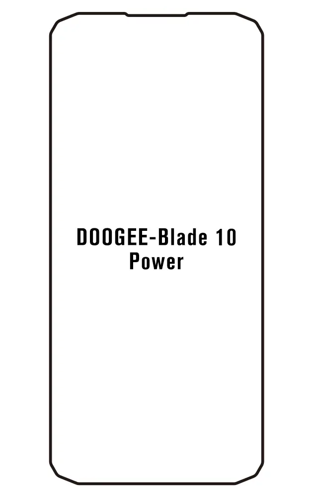 Doogee Blade 10 Power Přední Hydrogel ochranná fólie