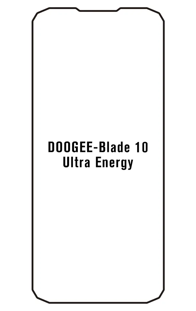 Doogee Blade 10 Ultra Energy Přední Hydrogel ochranná fólie