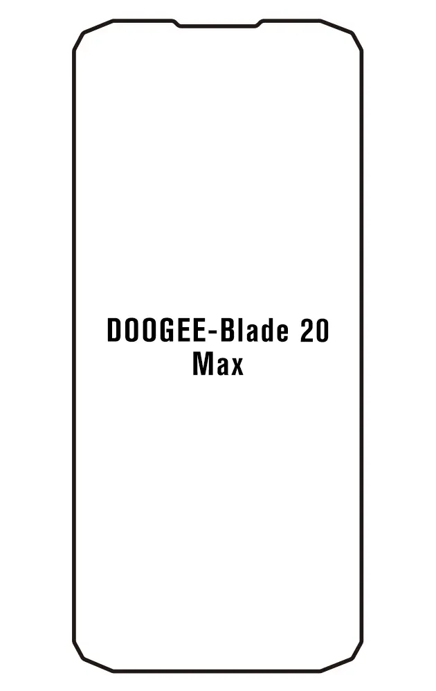 Doogee Blade 20 Max Přední Hydrogel ochranná fólie