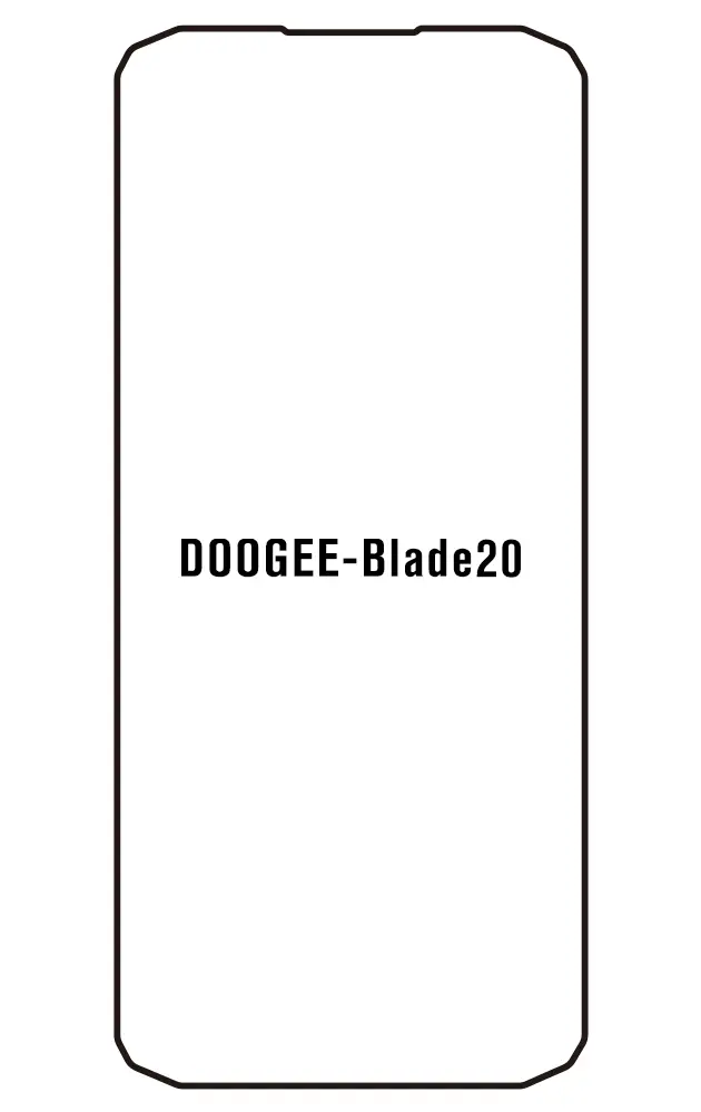 Doogee Blade20 Přední Hydrogel ochranná fólie