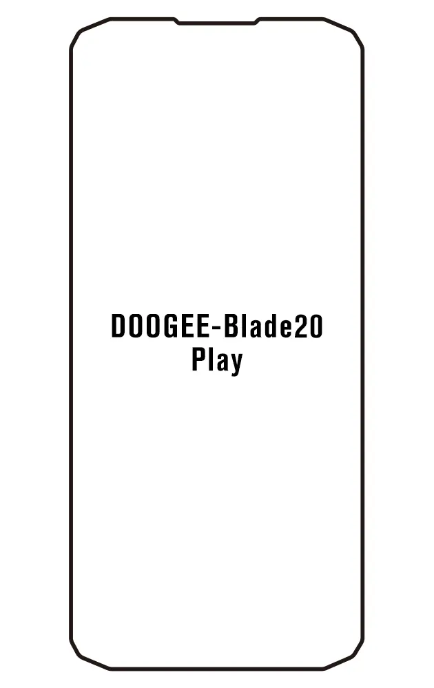 Doogee Blade20 Play Přední Hydrogel ochranná fólie