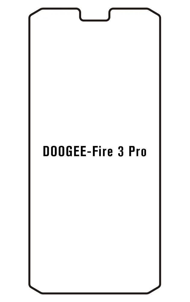 Doogee Fire 3 Pro Přední Hydrogel ochranná fólie