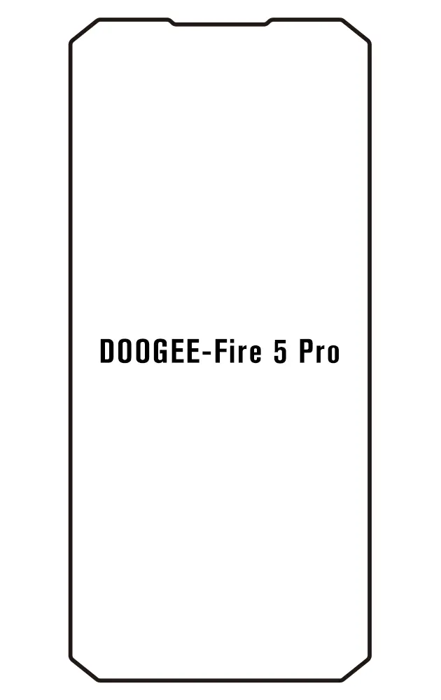 Doogee Fire 5 Pro Přední Hydrogel ochranná fólie