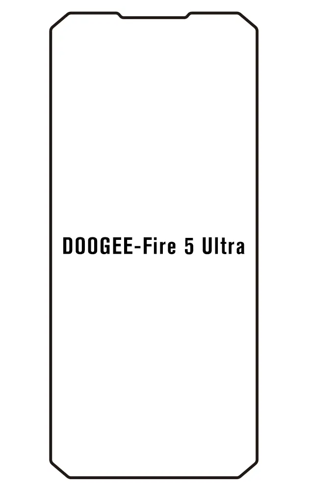 Doogee Fire 5 Ultra Přední Hydrogel ochranná fólie