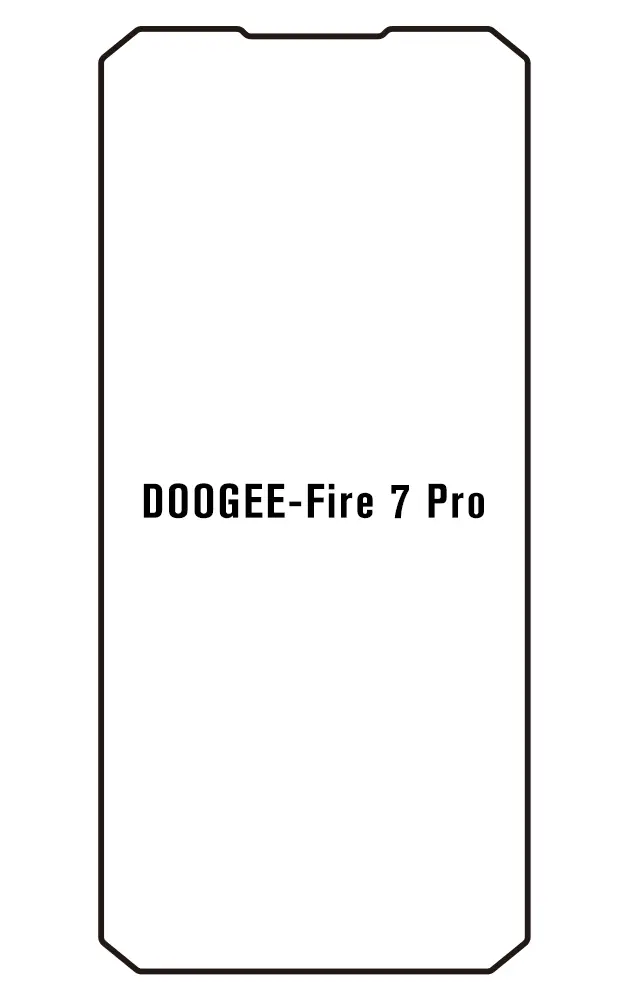 Doogee Fire 7 Pro Přední Hydrogel ochranná fólie