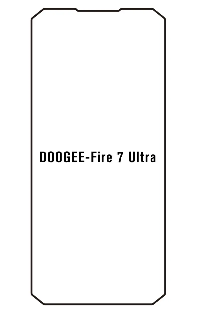 Doogee Fire 7 Ultra Přední Hydrogel ochranná fólie