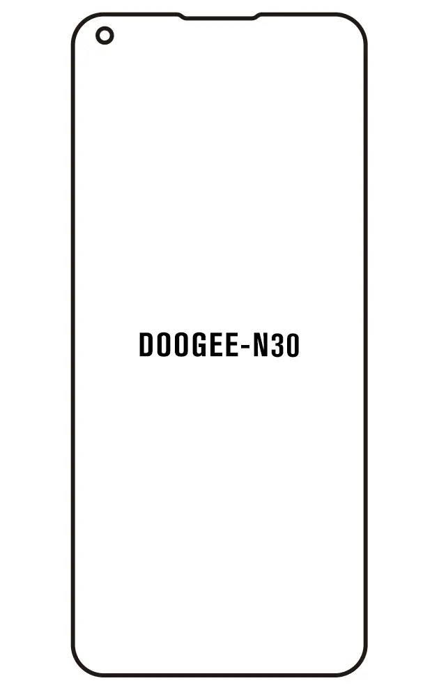 Doogee N30 Přední Hydrogel ochranná fólie