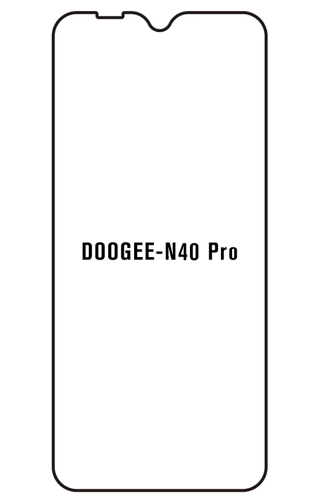 Doogee N40 Pro Přední Hydrogel ochranná fólie
