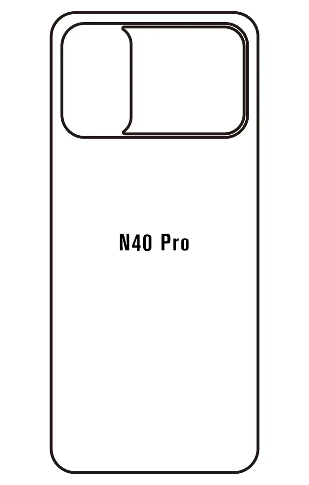 Doogee N40 Pro Zadní Hydrogel ochranná fólie