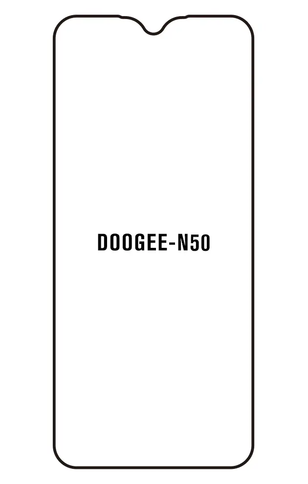 Doogee N50 Přední Hydrogel ochranná fólie