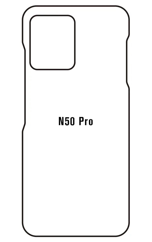 Doogee N50 Pro Zadní Hydrogel ochranná fólie
