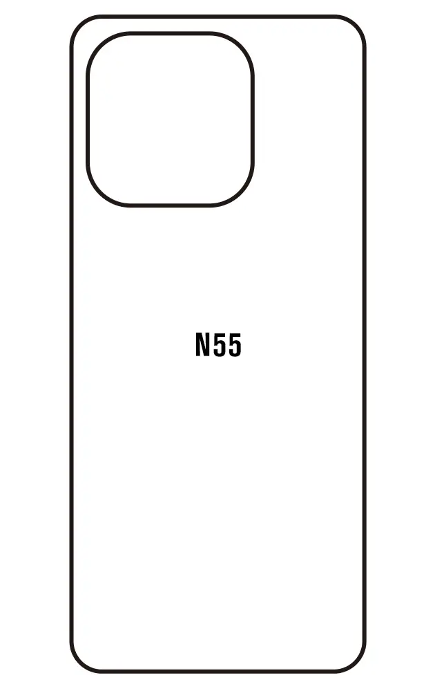 Doogee N55 Zadní Hydrogel ochranná fólie