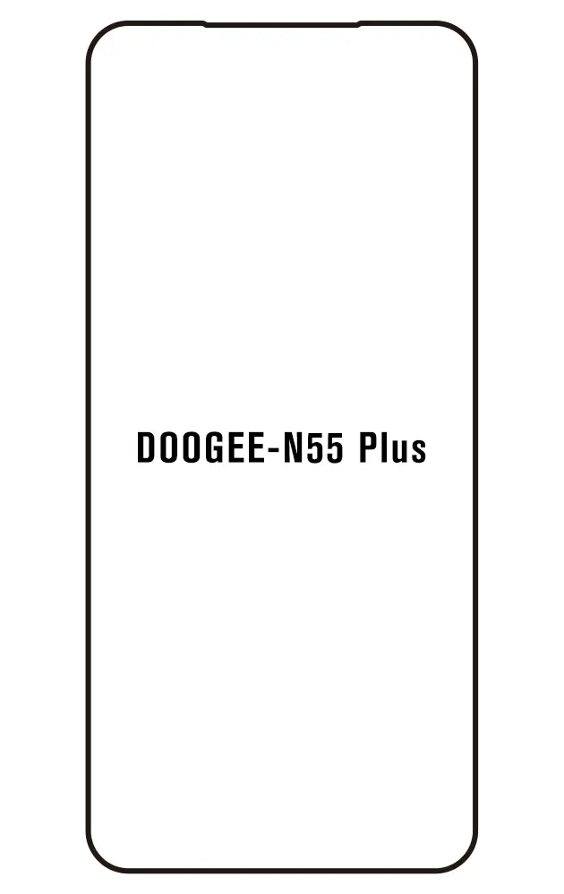 Doogee N55 Plus Přední Hydrogel ochranná fólie