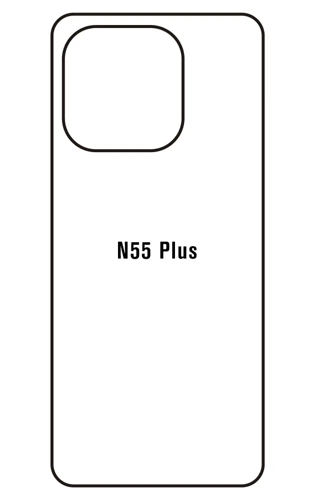 Doogee N55 Plus Zadní Hydrogel ochranná fólie